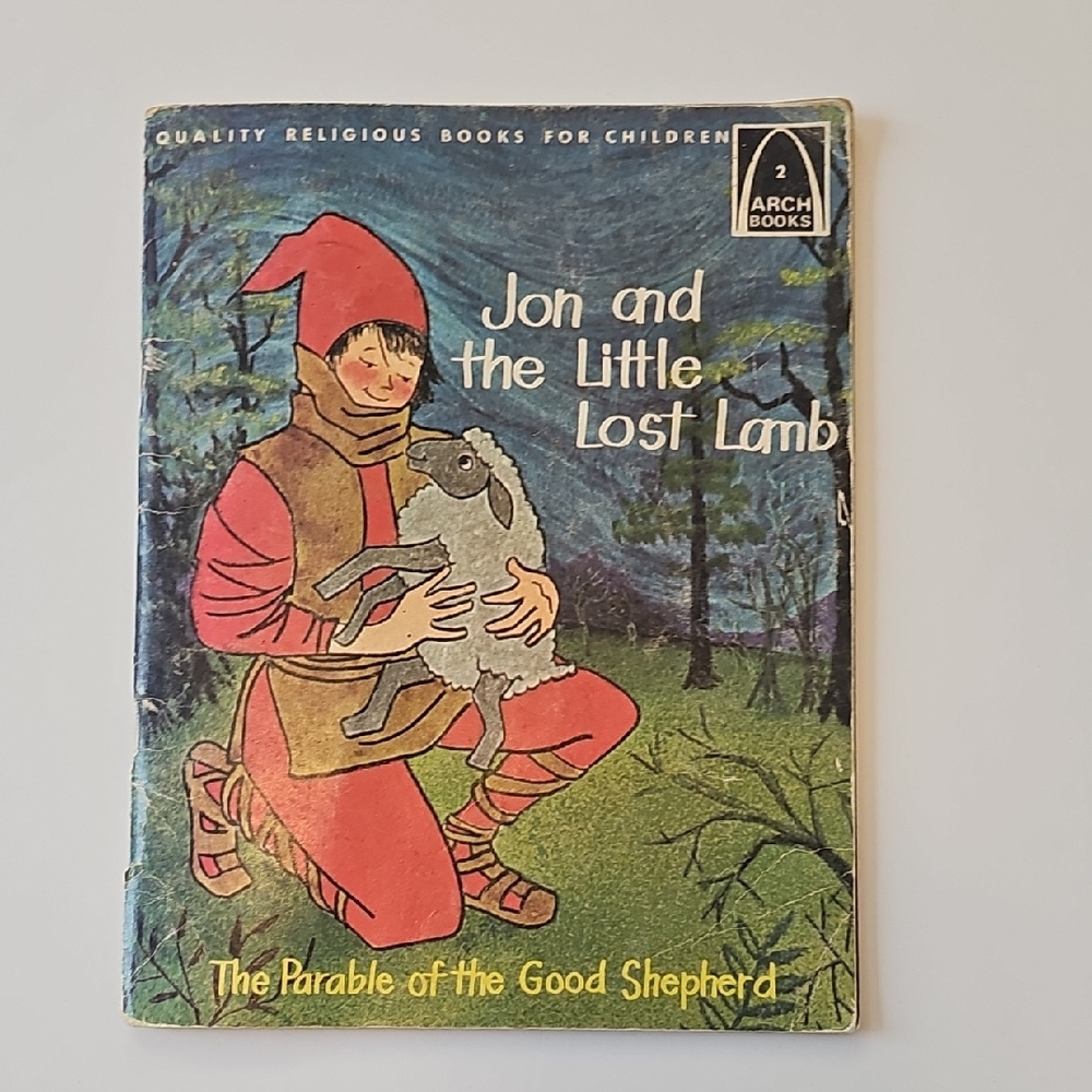 Vintage Collectible "Jon and the Little Lost Lamb" Book Arch Books